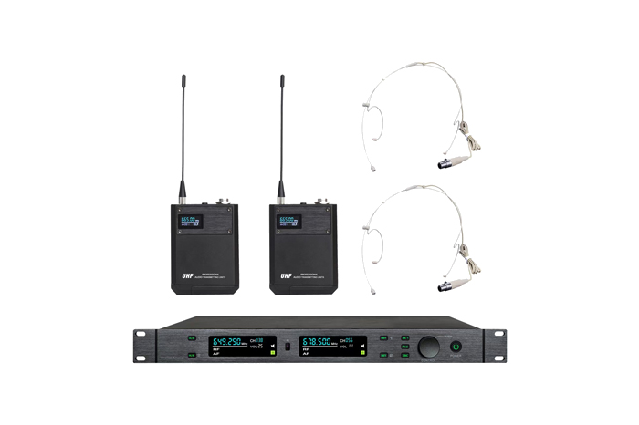 真分集雙頭戴無(wú)線話筒 MT-DY24Q-T