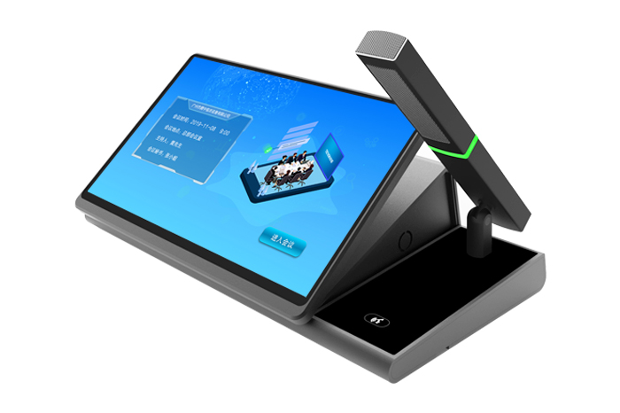 雙屏桌面會議終端（帶方管話筒）